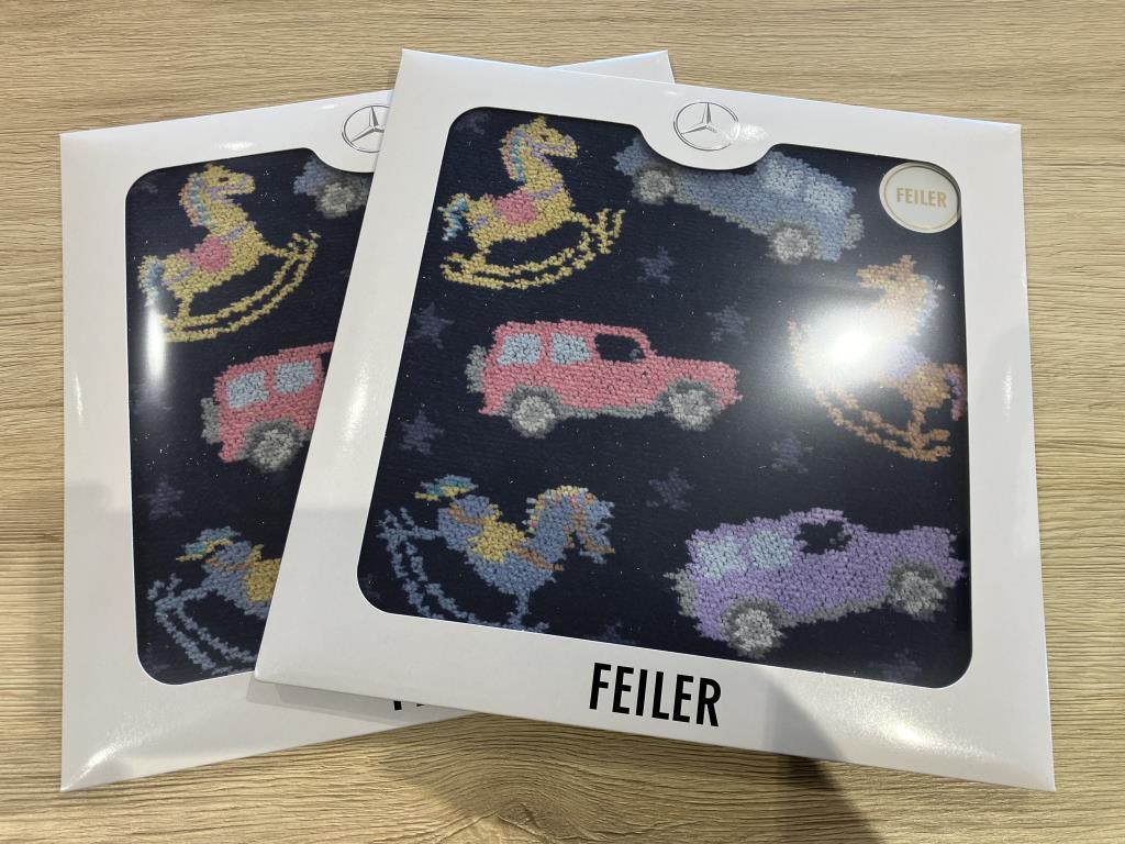 FEILER ベンツ　バーニーズコラボ5枚セット ☆Mercedes-Benz Collectionのご紹介☆ | メルセデス・ベンツの認定