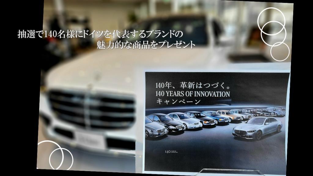 140名様にドイツを代表するブランドの魅力的な賞品をプレゼント